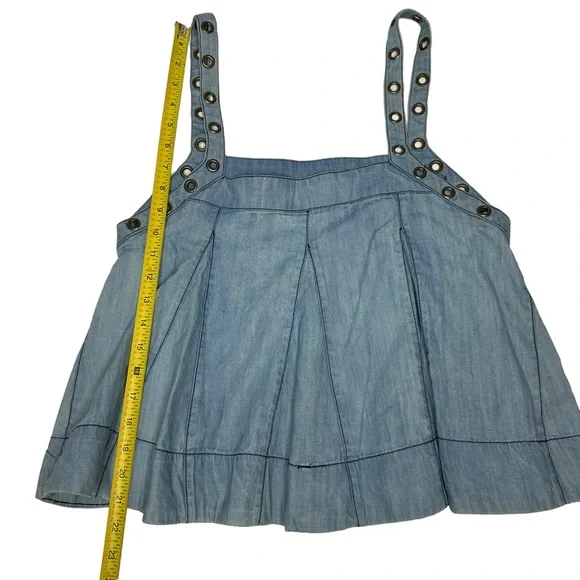 NWT Free People Zinnia Swing Tank blue - Picture 7 of 16
